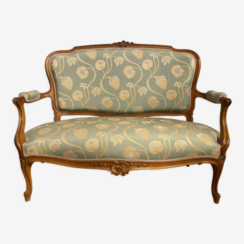 Walnut sofa style louis XV