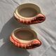 Pair of vintage lobster mini ramekins Saint Amand D15.5