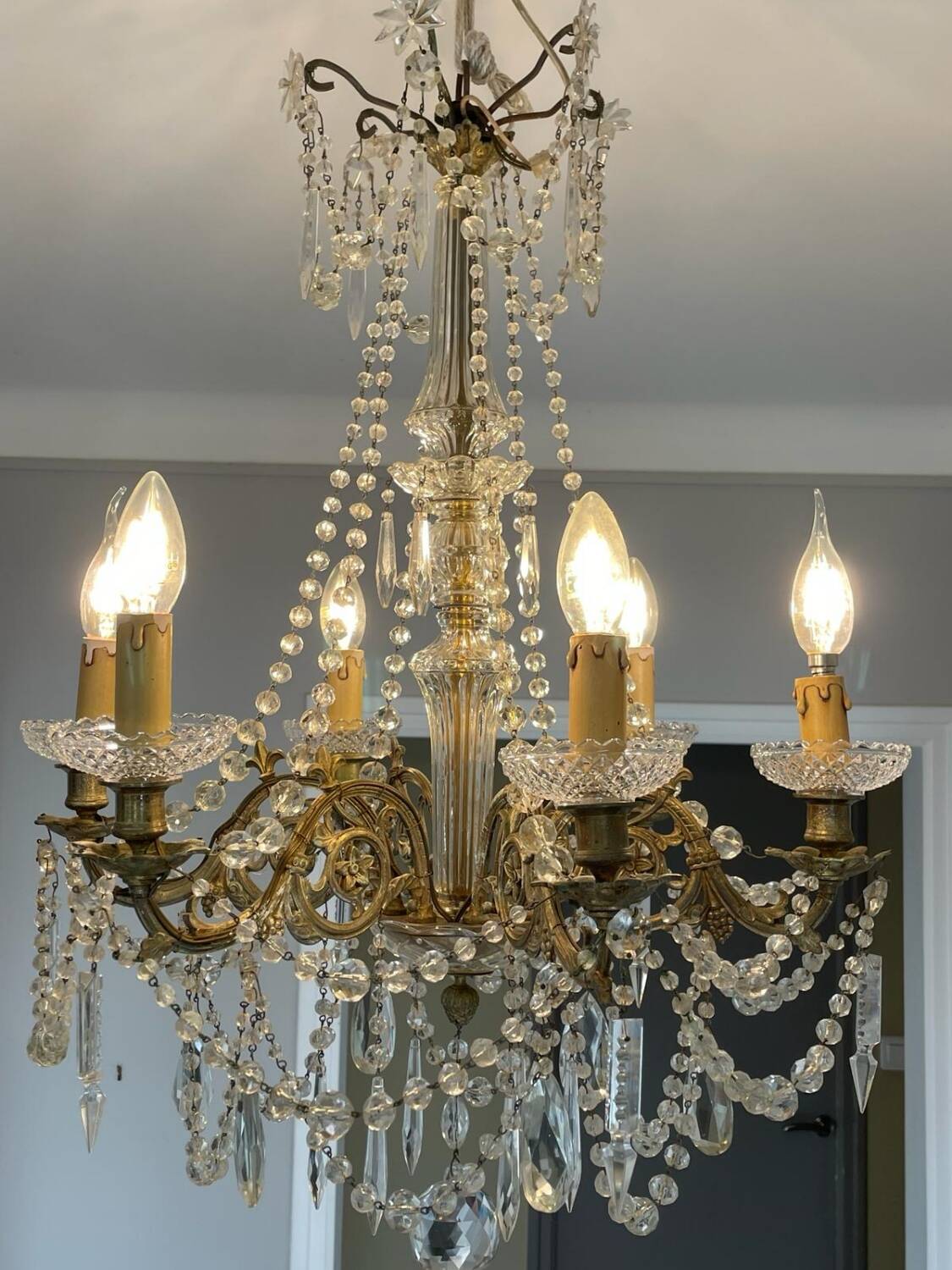 Tassel chandelier