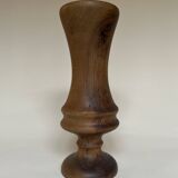 Turned wooden vase