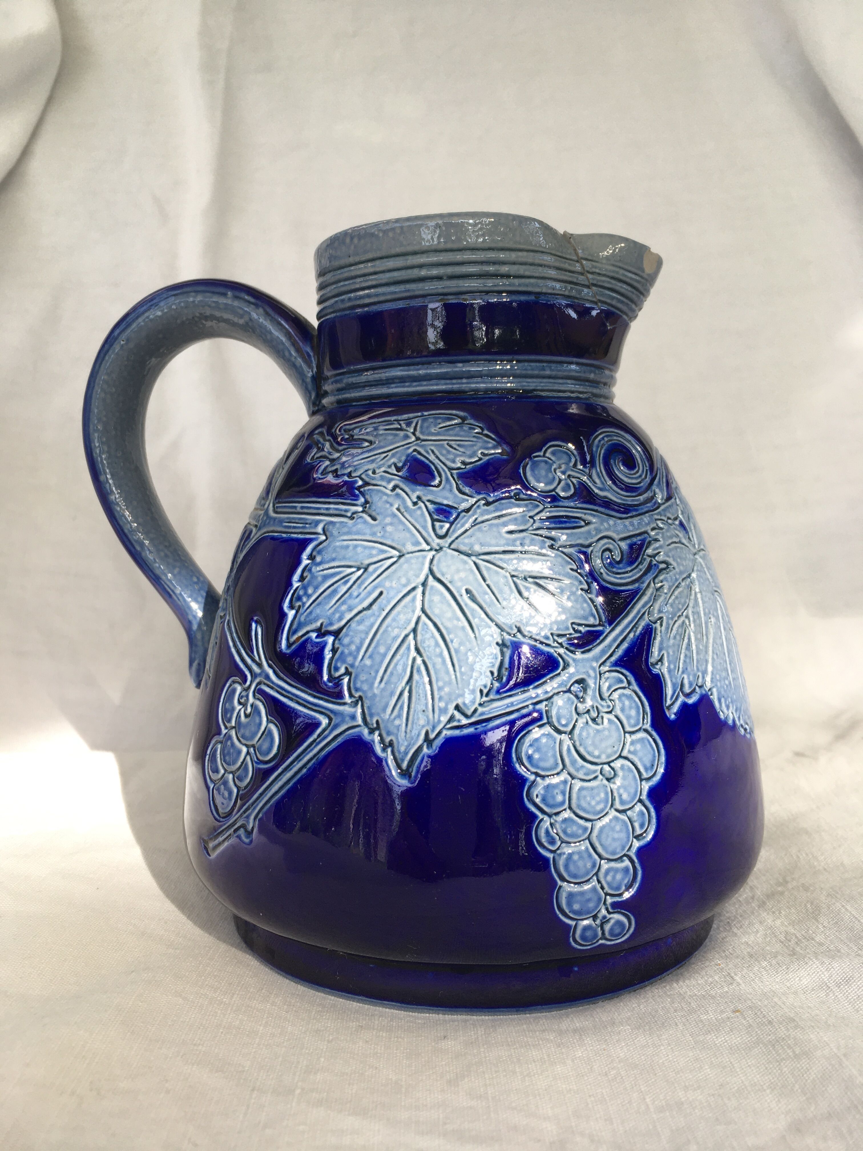 Betschdorf stoneware pitcher