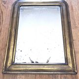 Antique Louis Phillipe mirror, gilded with gold leaf - "Marcelin"