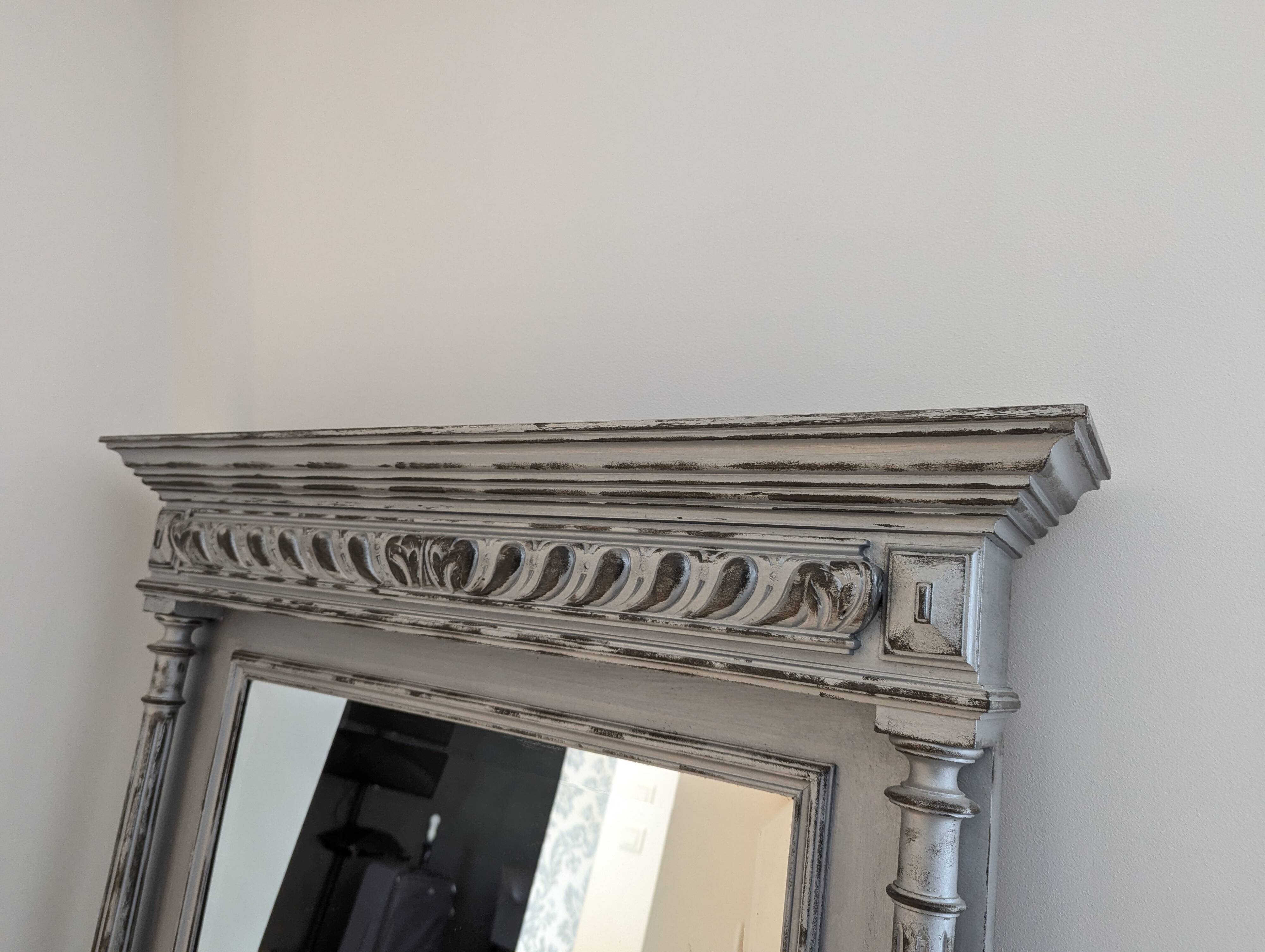 Renovated antique mirror