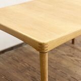 Mid-Century Modern Extendable Dining Table in Oak Wood by H.W. Klein for Bramin, 1960