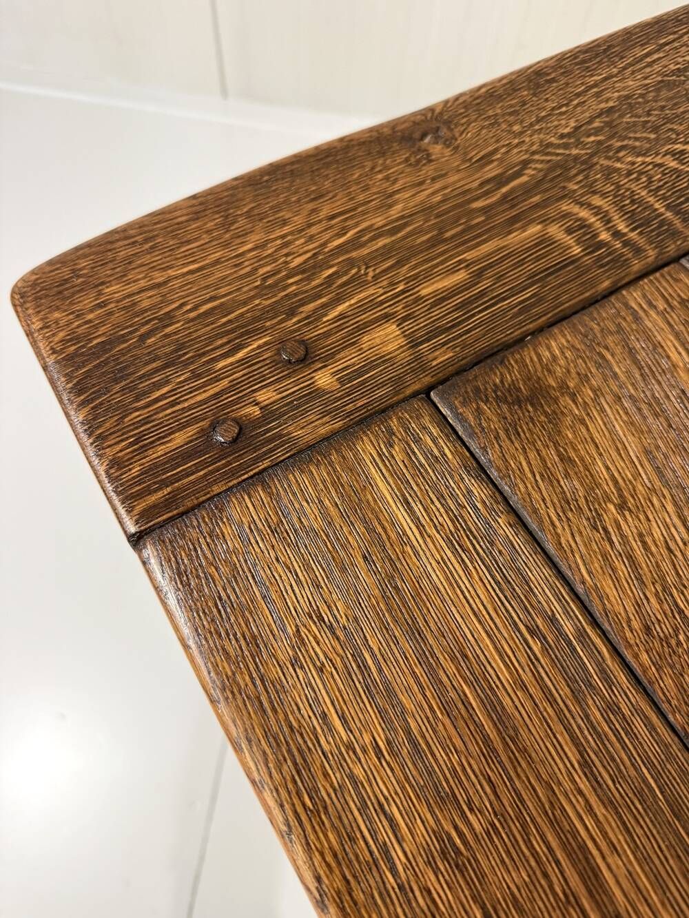 Rustic oak console table or desk 1960’s