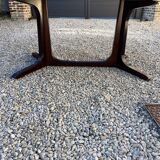 Vintage oval Baumann table in elm