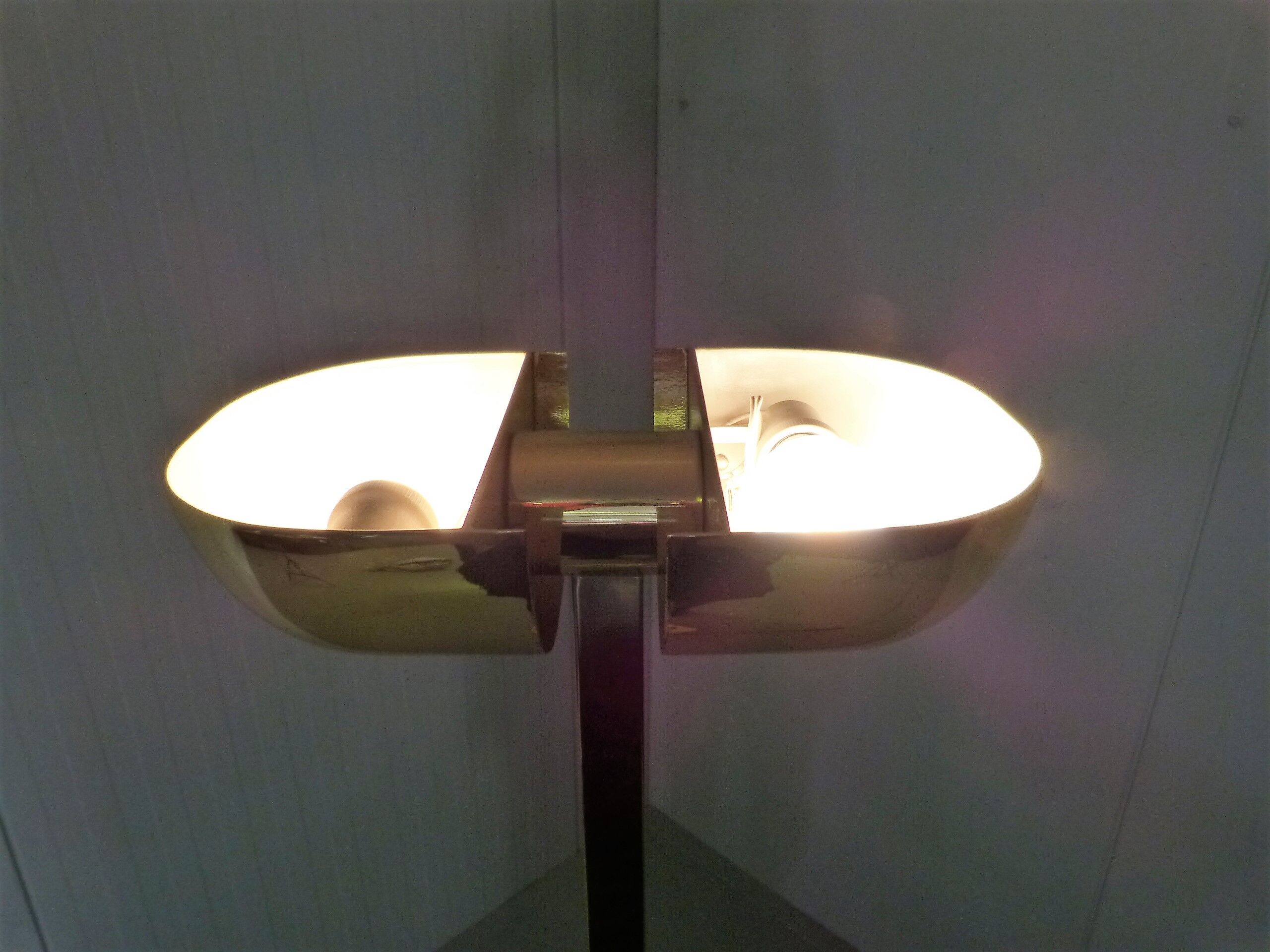 Brass floor lamp by Lumi italy 1970