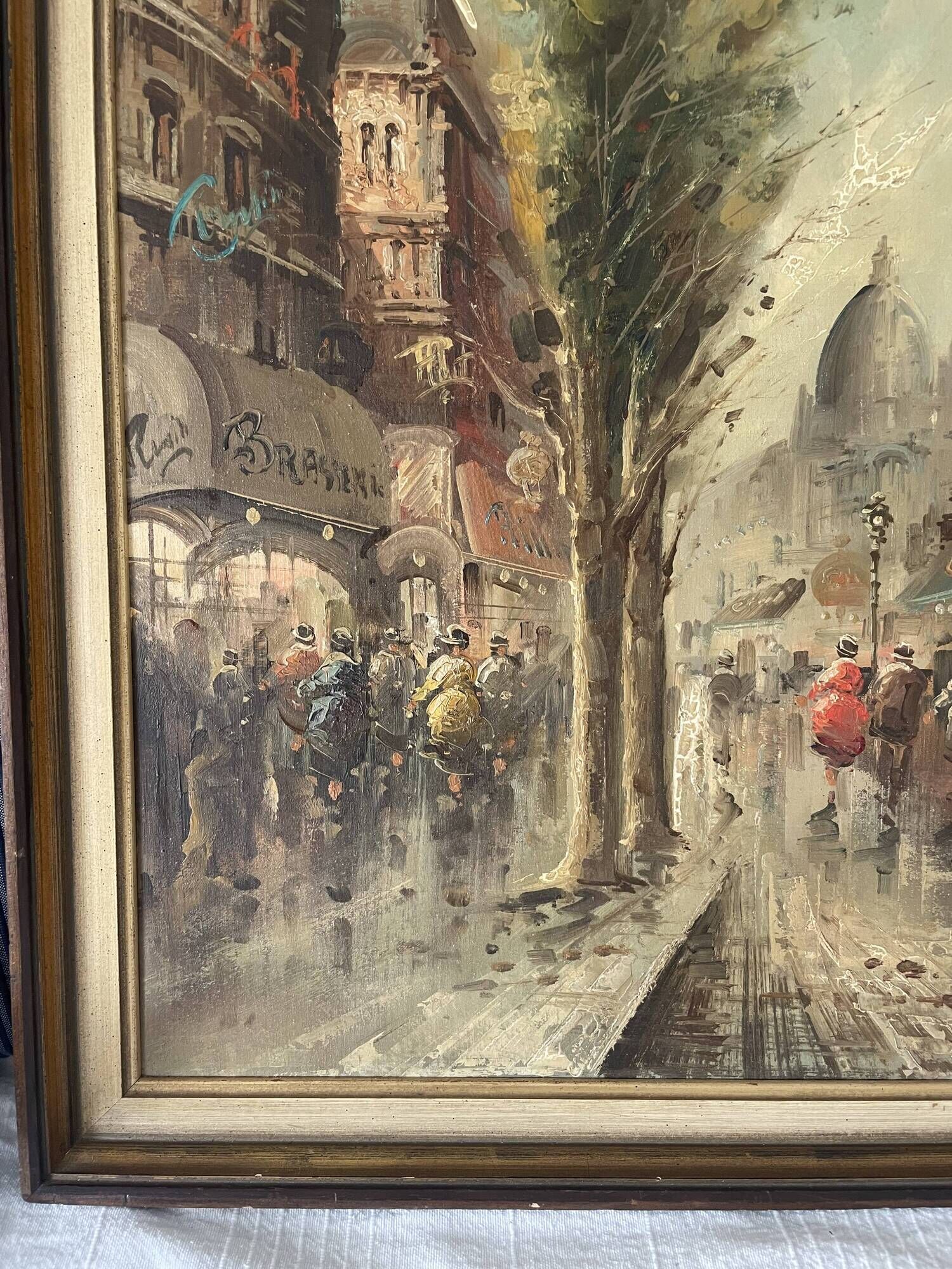 Signed Montmartre painting