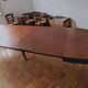 Oval extendable dining table in solid cherry wood - 1980