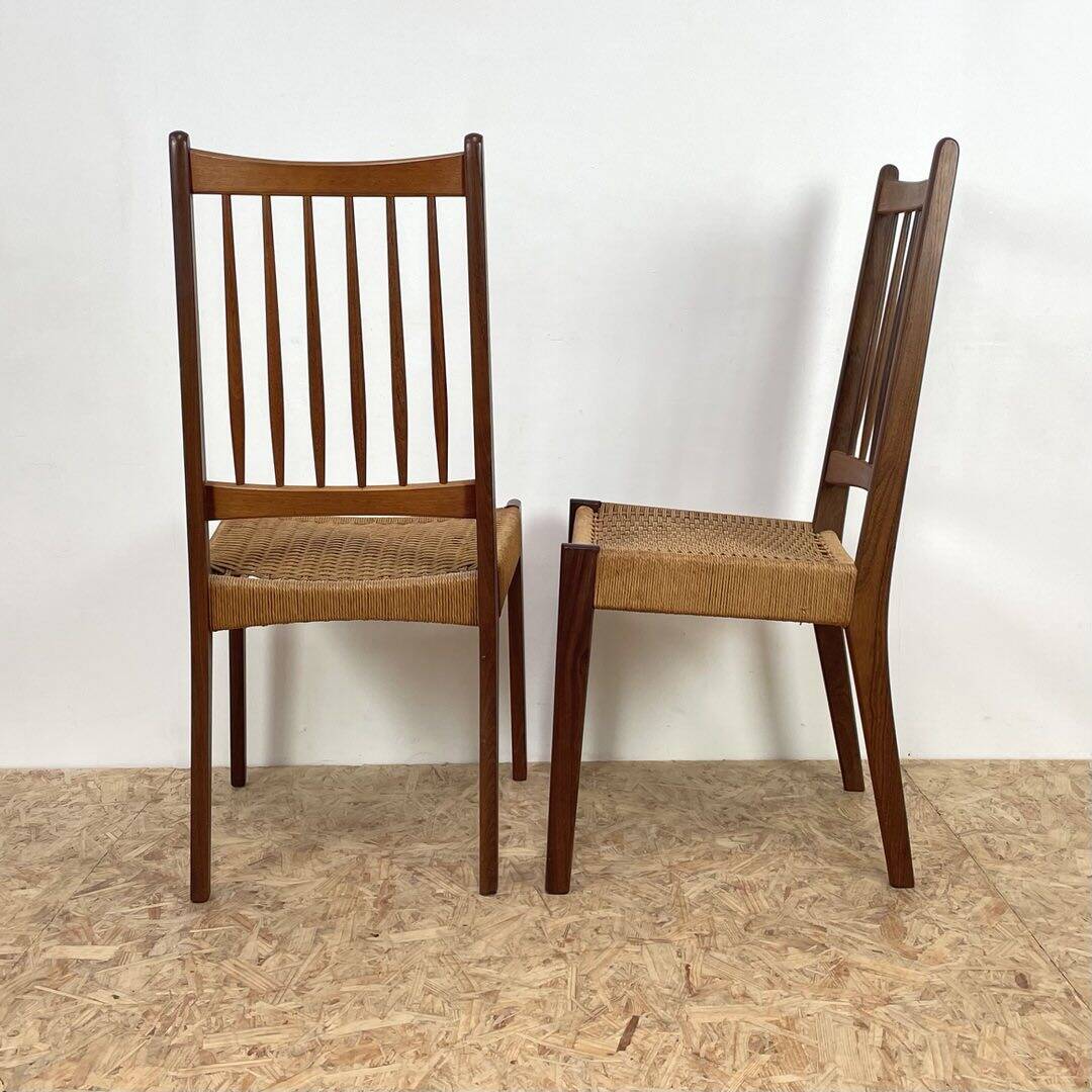 Arne Hovmand Olsen Teak Dining Chairs.