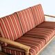 Brutalist sofa and chair set | vintage sofa | 1960s | oak.