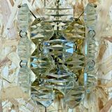 60s 70s Kinkeldey Wall Light Glass Wall Lamp Space Age Design 60s 70s