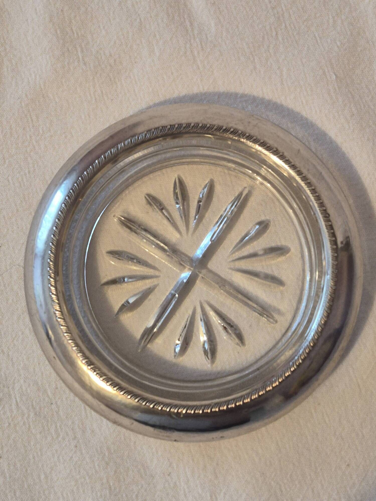 Coaster FB ROGERS, silver plate 925 – A572