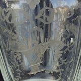 Carafon métal argenté