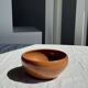 Large stoneware bowl Digoin Grès Pots France brown orange D21