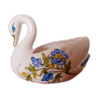 Planter model swan, ceramic swan shape