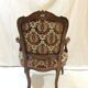 Louis xv style armchair in walnut