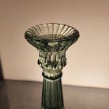 2 Glass candle holders