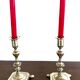 Pair of brass candlesticks