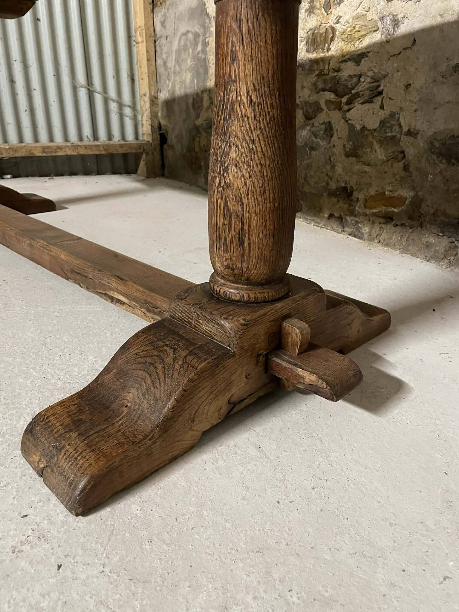 Monastery table in solid oak