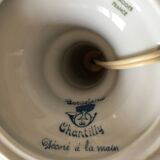 Lampe de chevet porcelaine de chantilly