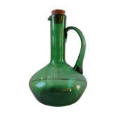 Bouteille verte pichet années 60-70