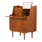 Danish teak secretaire with a hidden vanity by Storgaard Nielsens MBF, 1960
