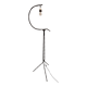 Twisted wrought iron floor lamp 1950 1960