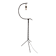 Twisted wrought iron floor lamp 1950 1960