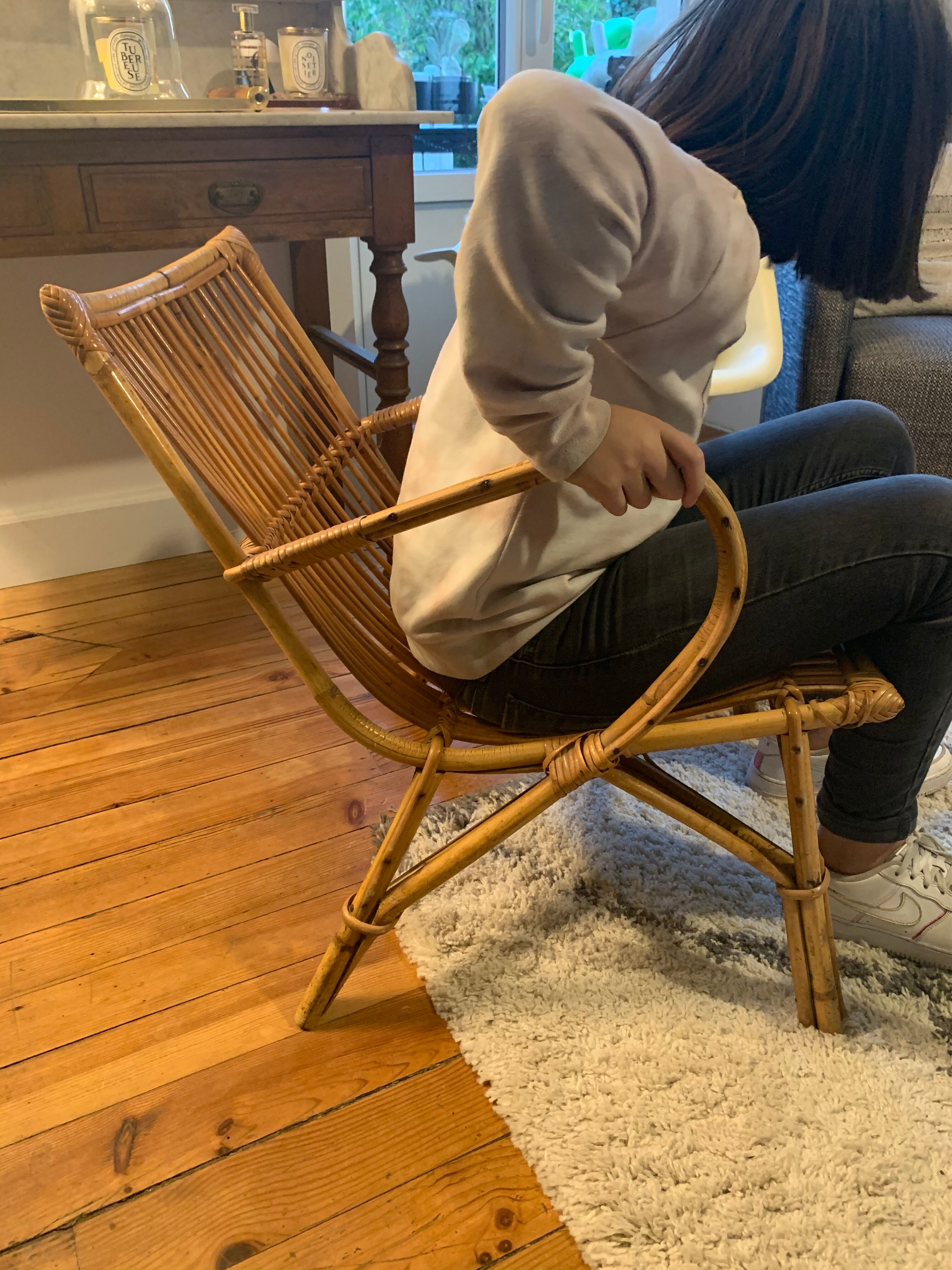 Vintage rattan chair