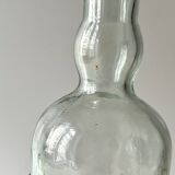 Legras glass bottle "transparent hand" circa 1920, antique carafe