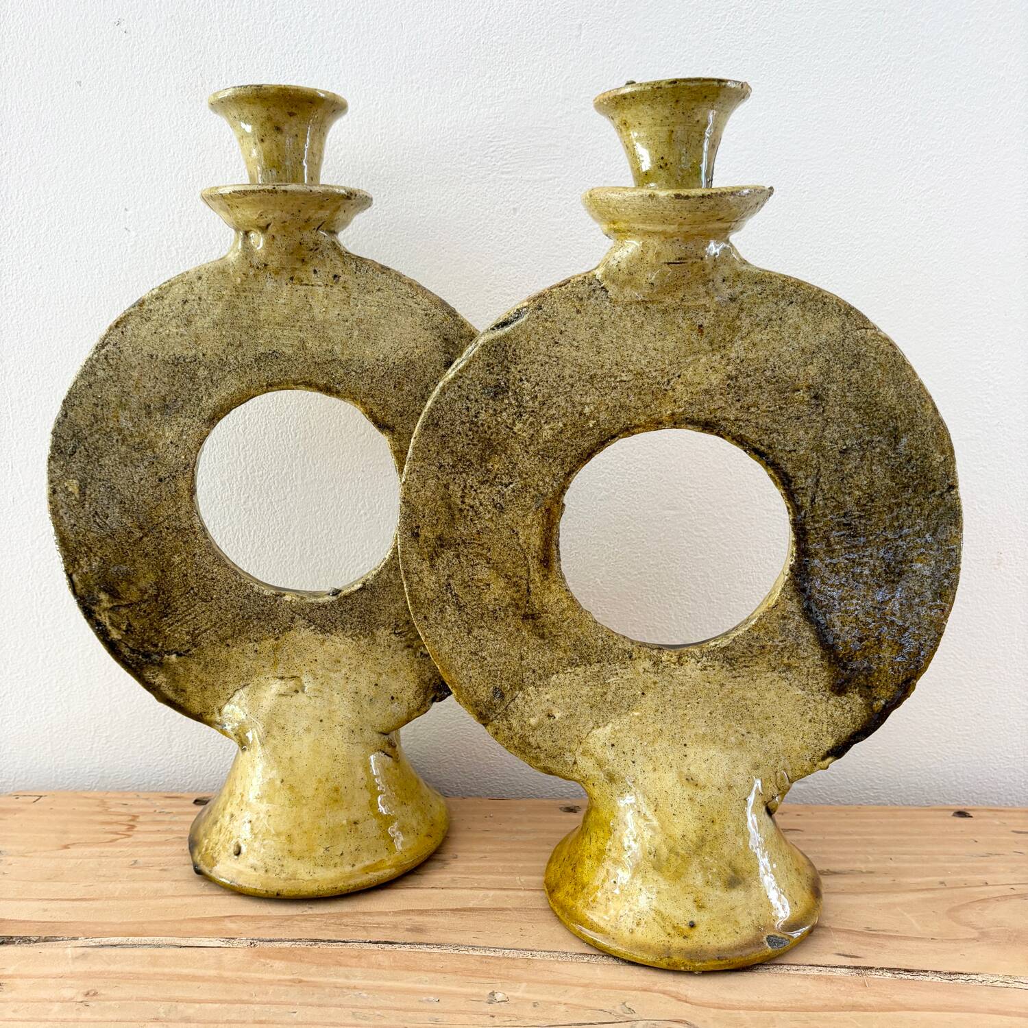 Moroccan terracotta candle holder