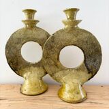 Moroccan terracotta candle holder