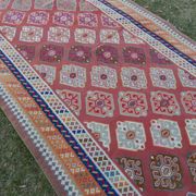 Tapis Kilim turc vintage tissé main