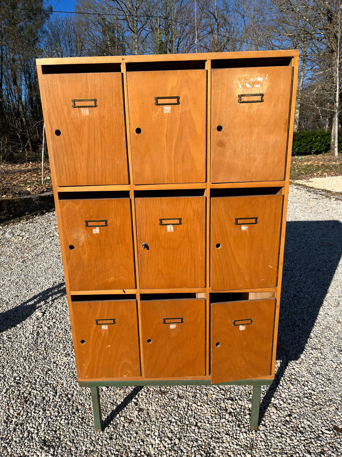 Vintage locker cabinet