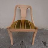 1 old EMPIRE gondola chair called Tonneau. SANDED and left raw