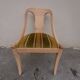 1 ancienne chaise gondole EMPIRE dit Tonneau . PONCEE et laissée brut
