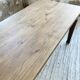 Solid oak farmhouse table 185cm
