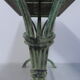Art nouveau bistro table with cast iron frame