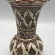 Vintage safi glazed ceramic vase with collar