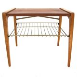 Scandinavian side table "Stringbord" in teak, Sweden, 1950