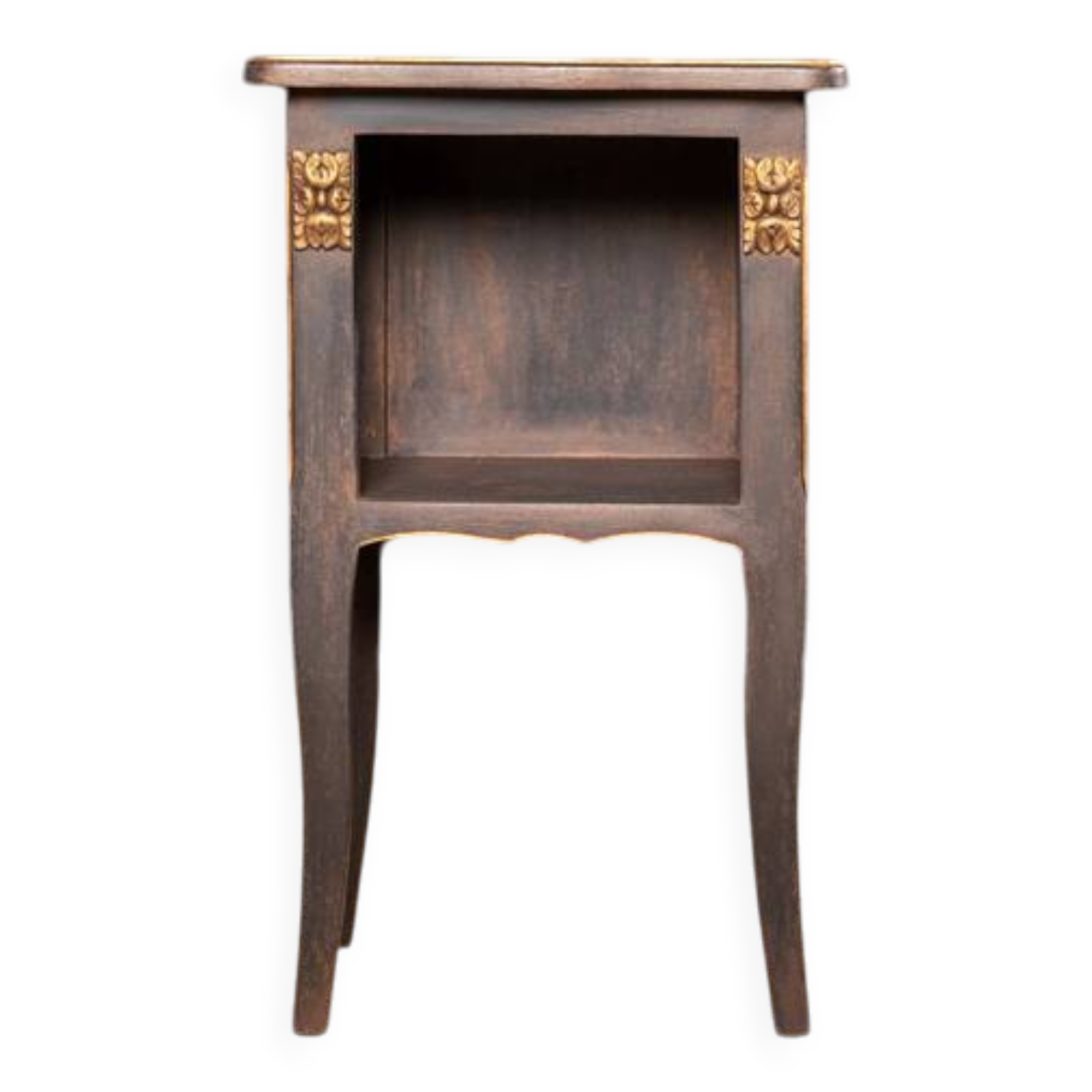 Golden bedside table