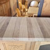 Solid oak TV cabinet