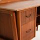 Bureau en teck scandinave, années 1950