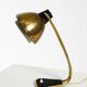 Rare large Mid Century Modern brass table lamp with beautiful patina