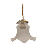 Old opaline hanging lamp