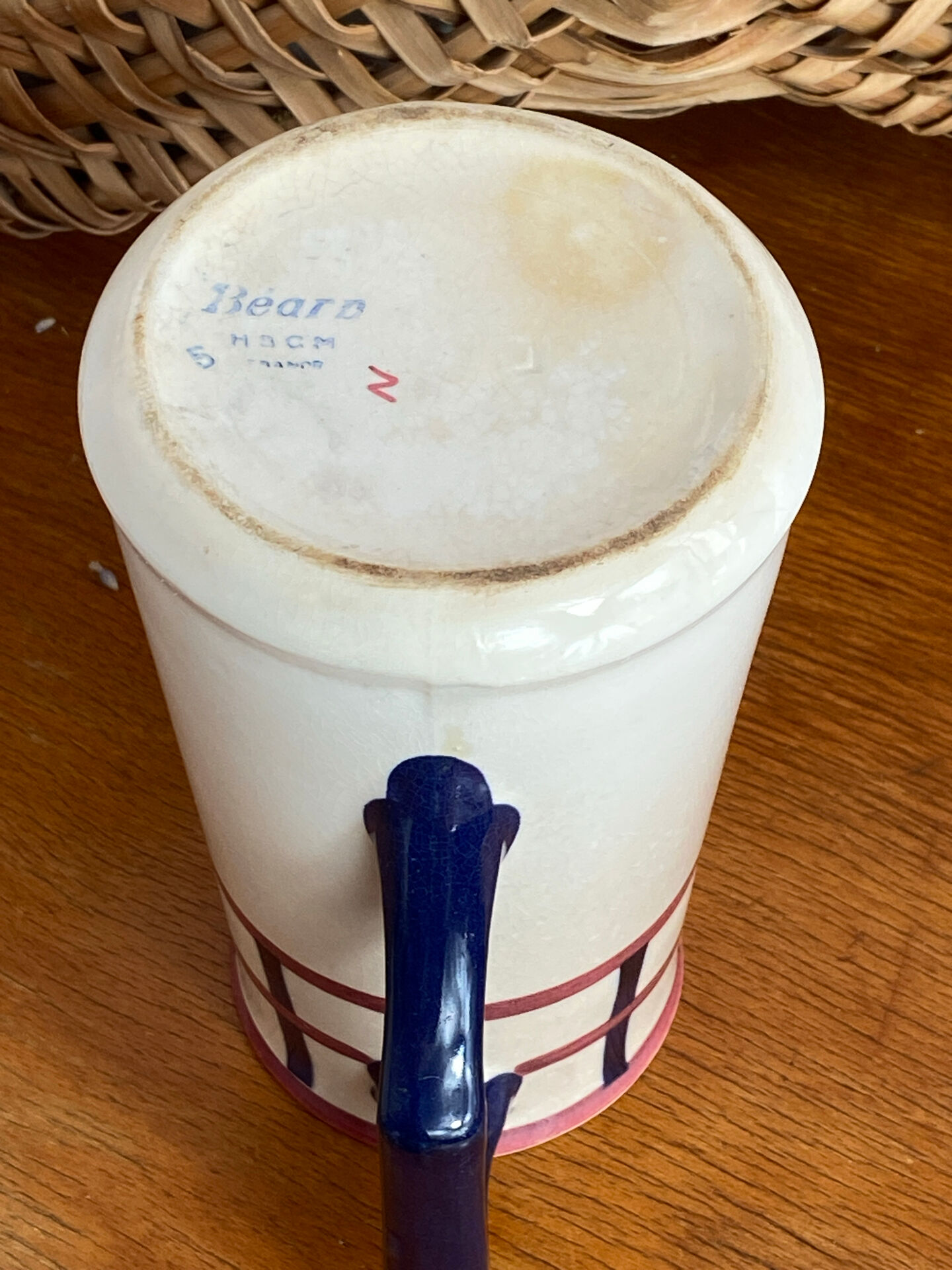Earthenware pitcher, HBCM Béarn collection