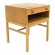 "Casino" oak bedside table, Engström & Myrstran, Sweden, 1960s