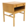 "Casino" oak bedside table, Engström & Myrstran, Sweden, 1960s