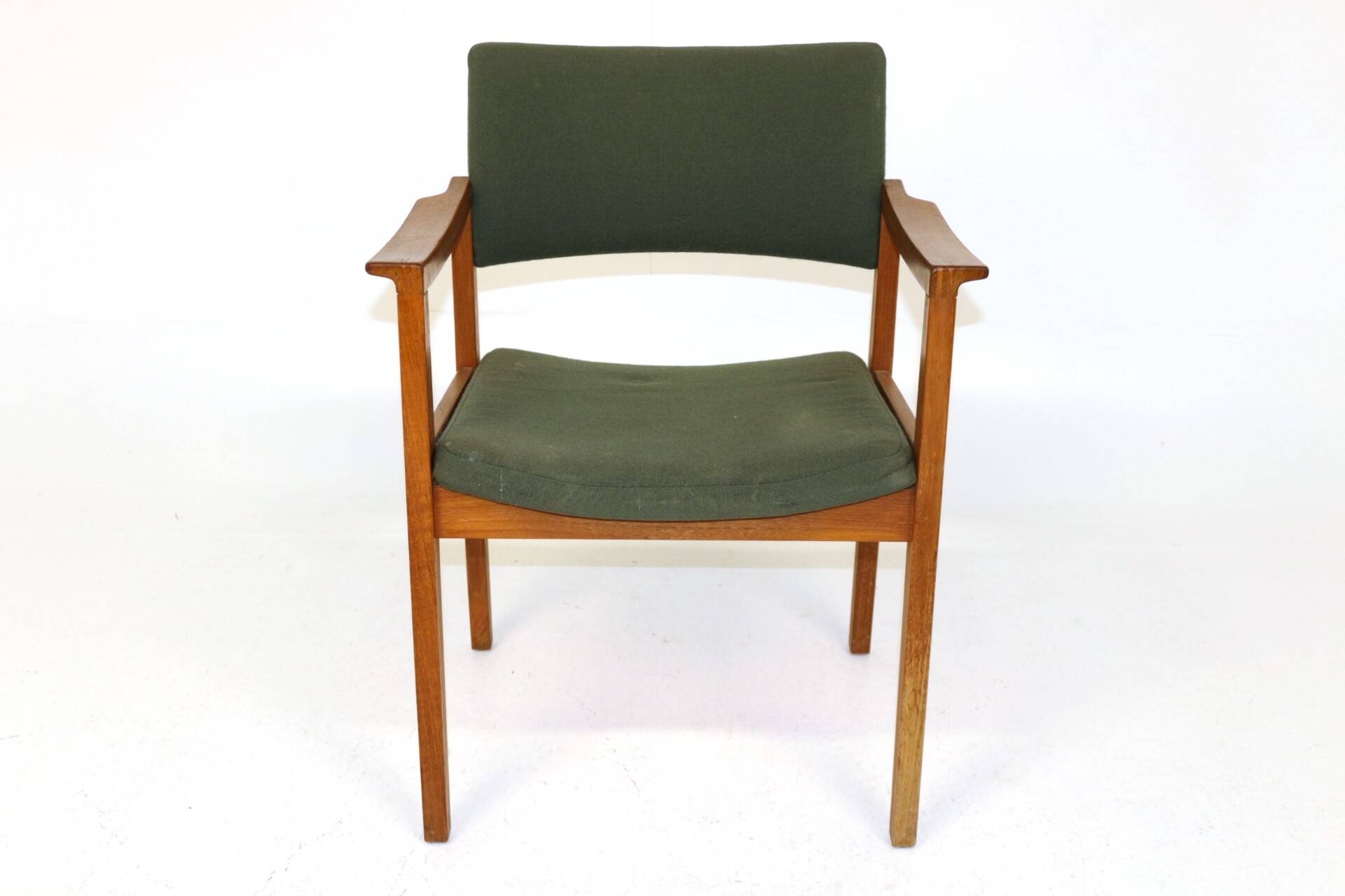 Scandinavian teak office armchair, Høng Stolefabrik, Denmark, 1960s